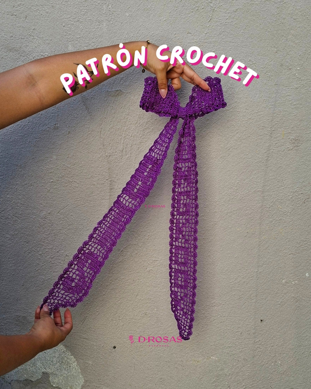 Patron crochet - Moño BTS ARIRANG con bias