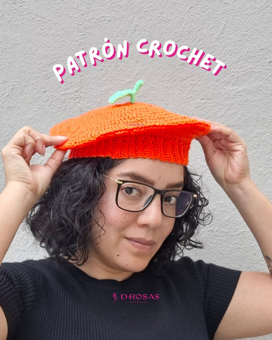 Patron crochet - Boina mandarina