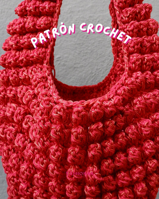 Patrón crochet - Bolsa Picafresa de mano