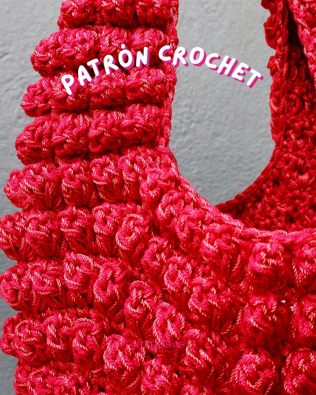 Patrón crochet - Bolsa Picafresa de mano