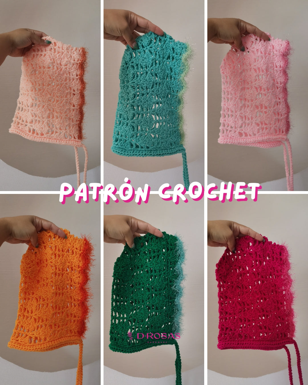 Patrón crochet - Bonnet Amaya