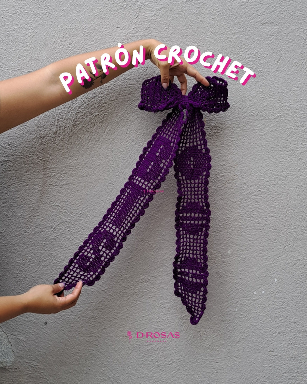 Patron crochet - Moño BTS ARIRANG con bias