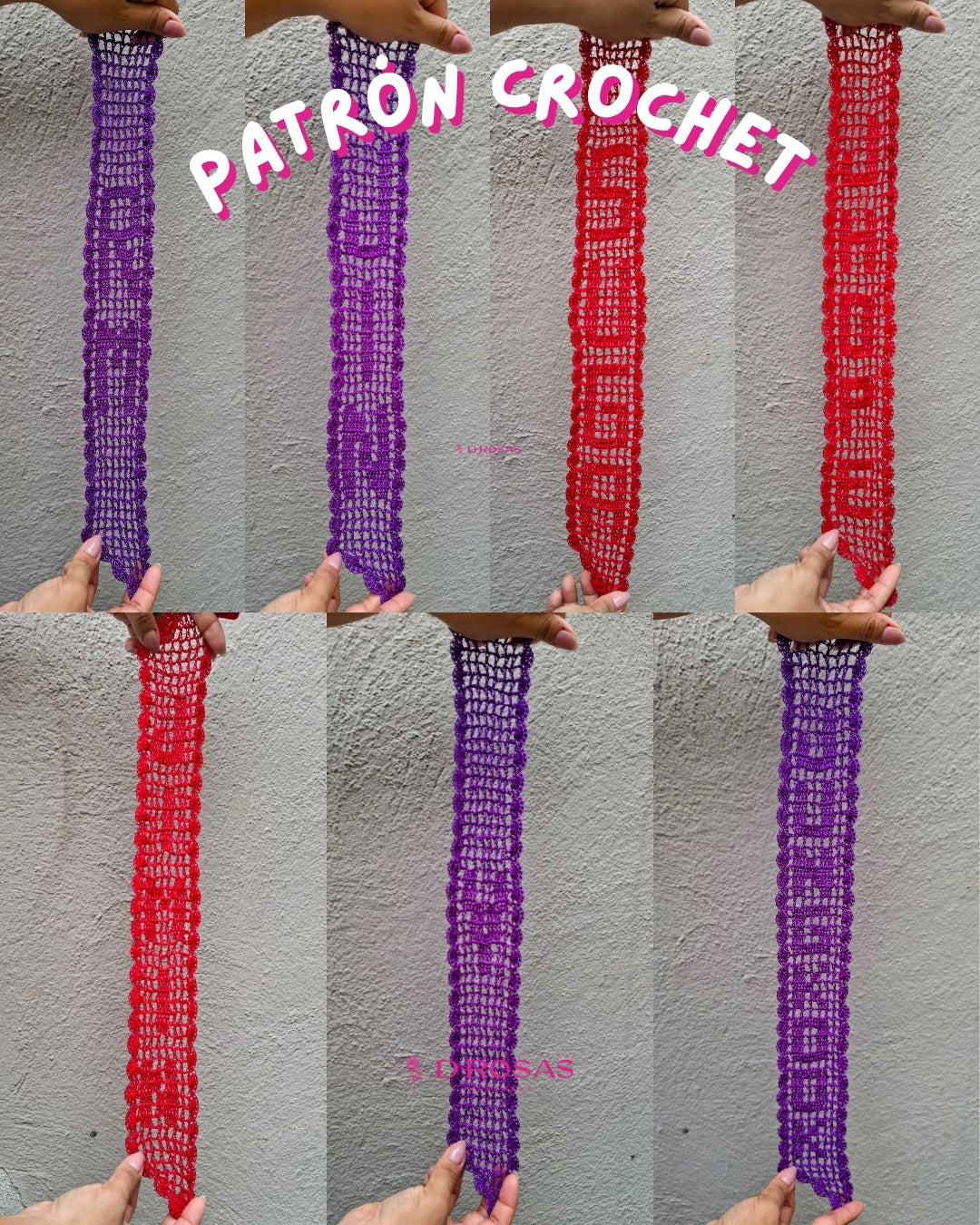Patron crochet - Moño BTS ARIRANG con bias