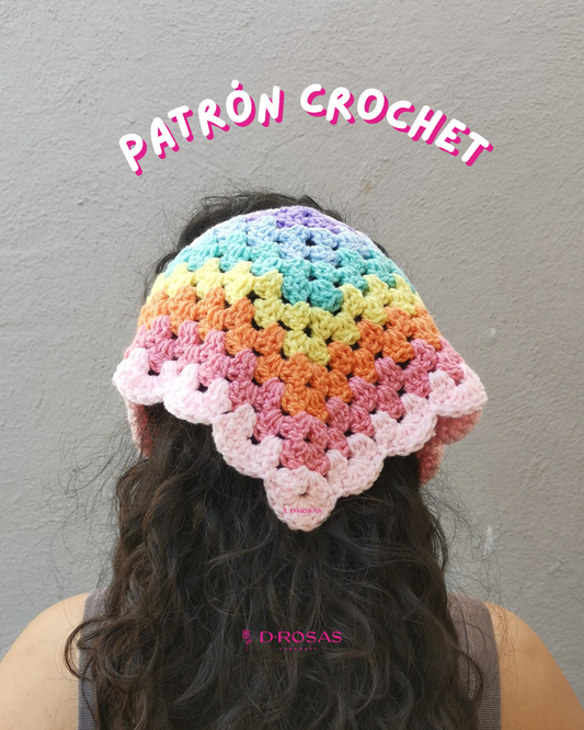 Patrón crochet - Bandana