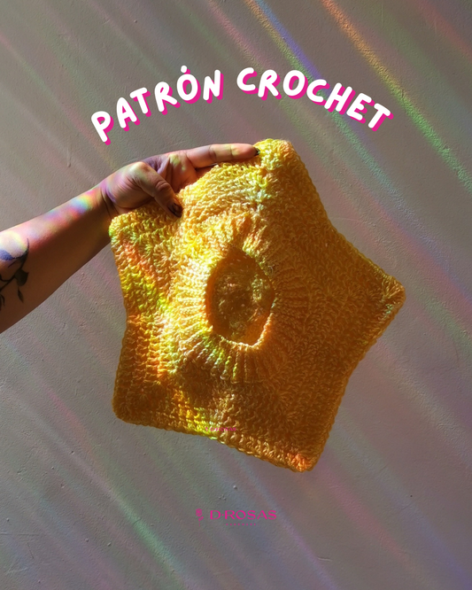 Patrón crochet - Boina Estrella