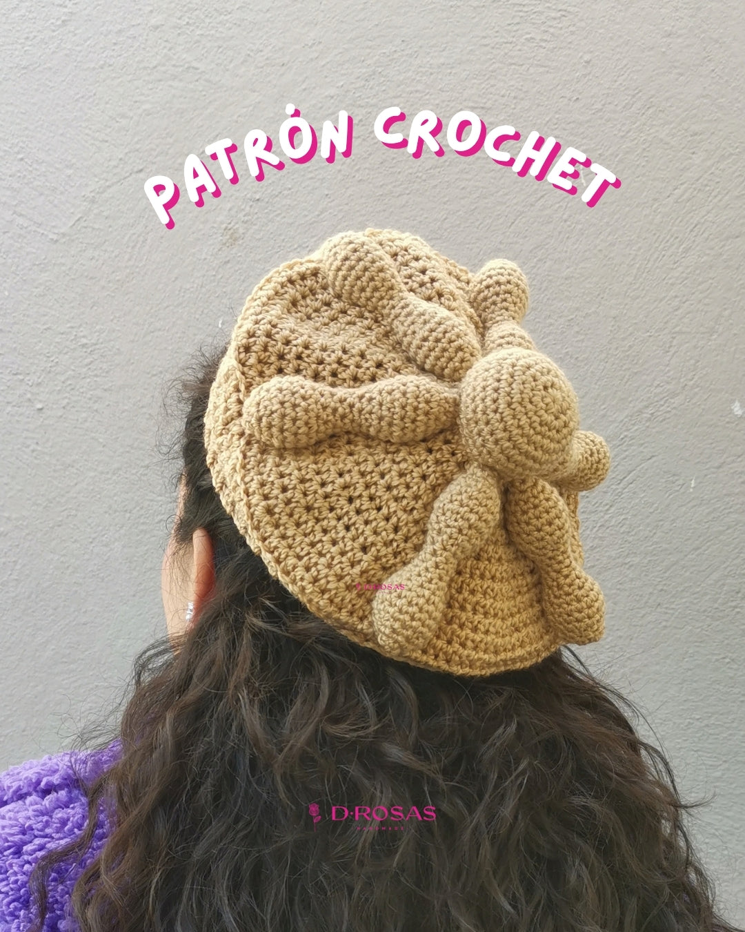 Crochet pattern - Bread of the Dead beret