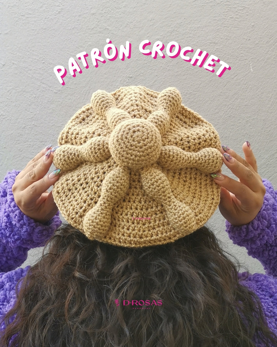 Crochet pattern - Bread of the Dead beret