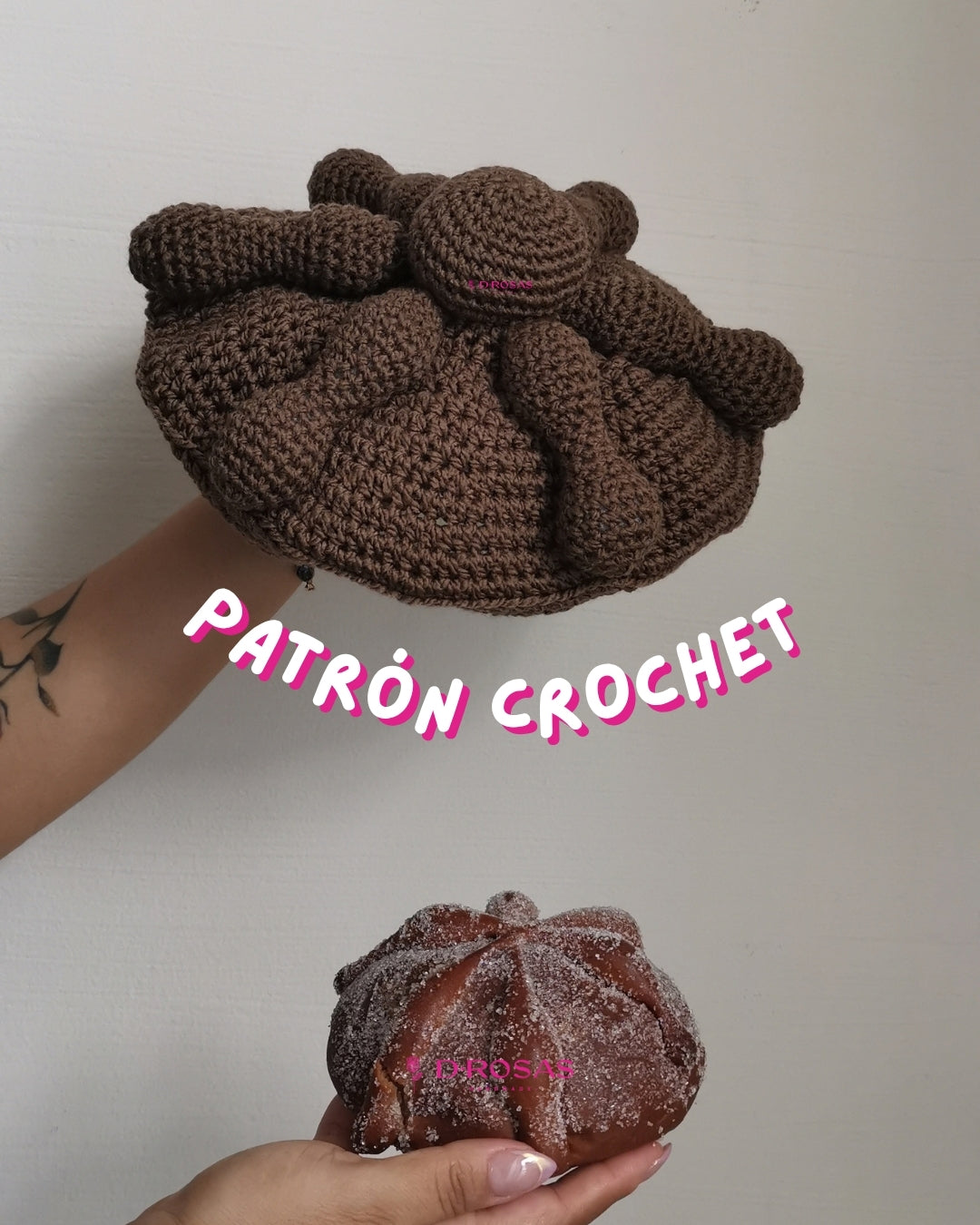 Crochet pattern - Bread of the Dead beret