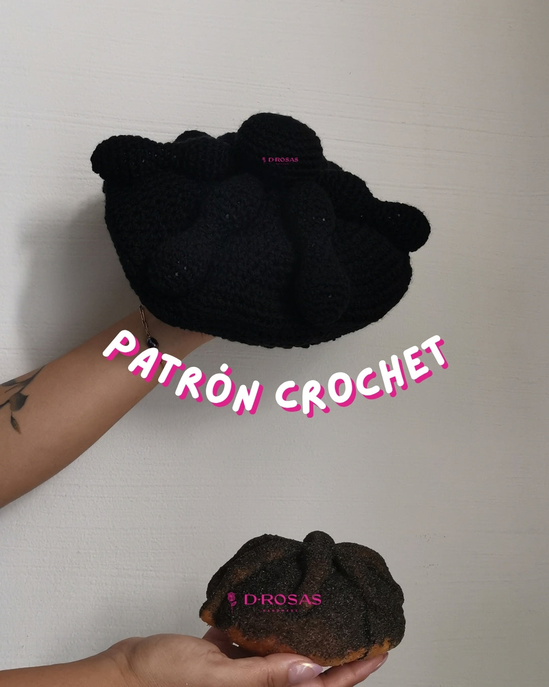 Crochet pattern - Bread of the Dead beret